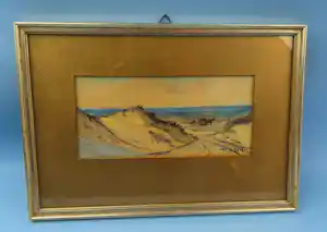 Frans de Nocker - Strandgezicht met paard en wagen kopen? Bied vanaf 50!