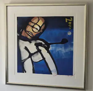 Herman Brood - De Golfer - Handgesigneerd - 76/100 kopen? Bied vanaf 700!
