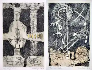 Jan Montyn - Image of Dylan Thomas, complete uitgave met 10 etsen kopen? Bied vanaf 750!