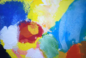 Willem Brauck - "Bal Masqué" - abstracte gouache - zuurvrij ingelijst kopen? Bied vanaf 120!