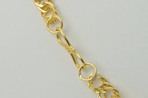 2521 - Bijzonder 18 karaats geel-gouden "Tarate" collier -unisex- Lang formaat! kopen? Bied vanaf 950!
