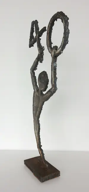 Albrecht Genin - Sculptuur van metaal, Figur 40 kopen? Bied vanaf 150!