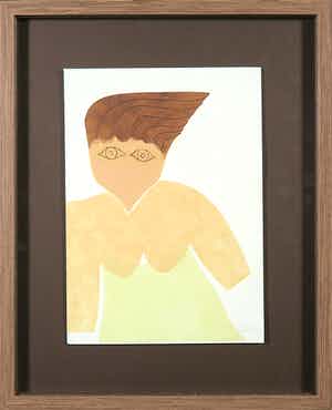 Reinhoud D'Haese - Aquatint uit de portfolio Impromptu met gedicht van Hugo Claus - Ingelijst verkocht voor € 110!