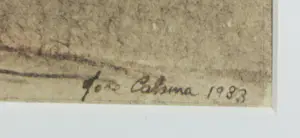 Jose Calsina - Aquarel, Z.T. - Ingelijst kopen? Bied vanaf 30!