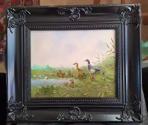 Henk Poeder - Eenden familie verkocht voor € 110!