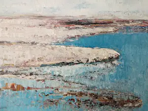 Niet of onleesbaar gesigneerd - Expressionistisch winters kustzicht kopen? Bied vanaf 1!