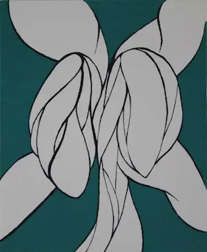 Pierre Garnier - e.a: Lot van drie kunstwerken: Abstracte Compositie, Figuur, Mutacio kopen? Bied vanaf 19!