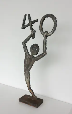 Albrecht Genin - Sculptuur van metaal, Figur 40 kopen? Bied vanaf 150!