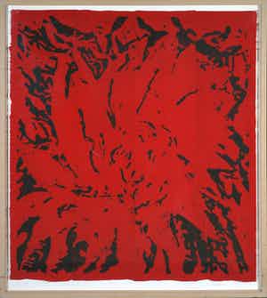 Rob Lodder - Zeefdruk, Z.T. 138 - Ingelijst (Groot) verkocht voor € 200!