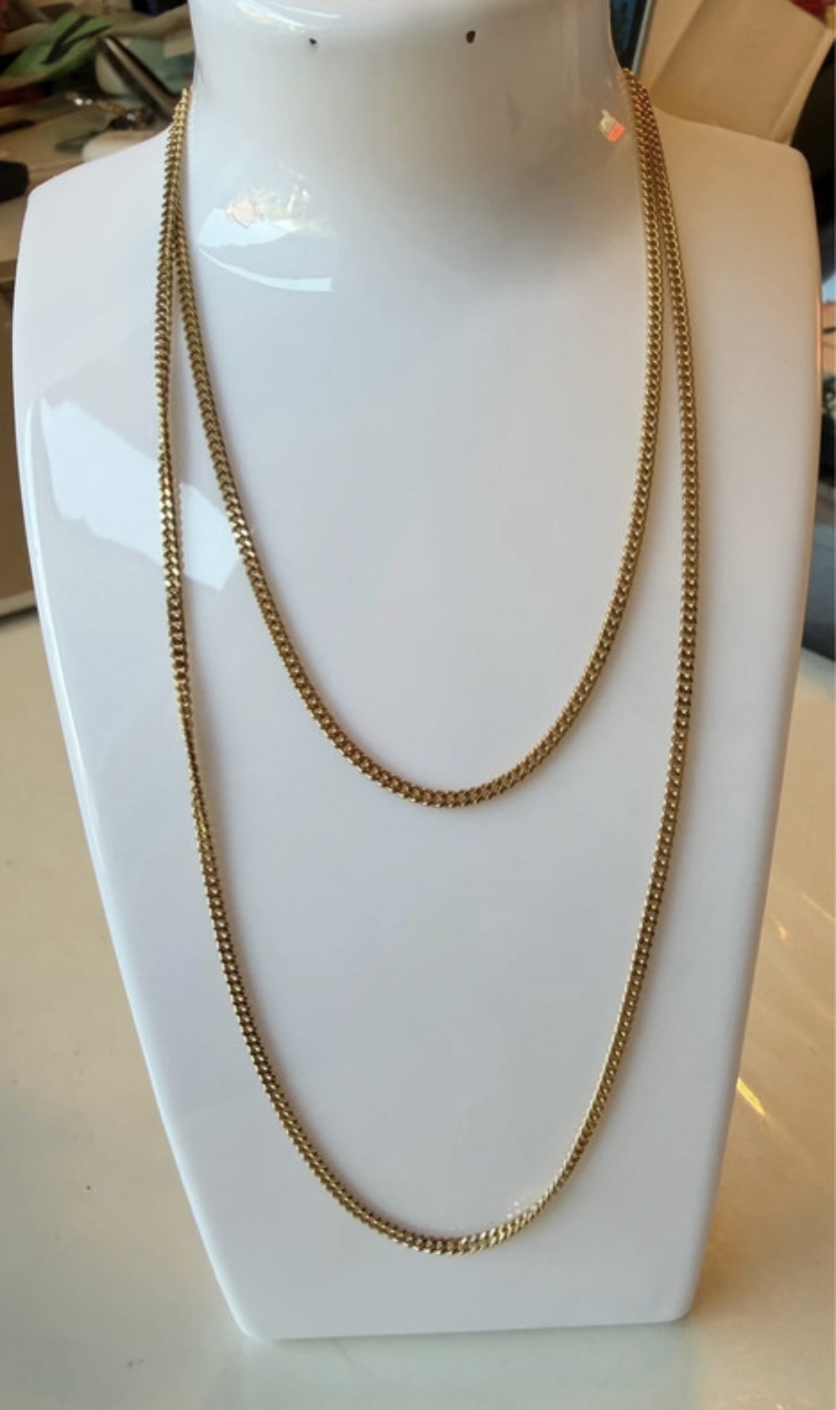 18k Italiaanse gouden Halsketting, goudse ketting kopen? Bied vanaf 2300!