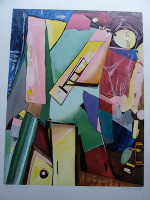 Sandra Jayat - Litho, Vouloir Voir kopen? Bied vanaf 30!