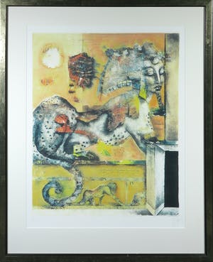 Astrid Engels - Litho, Zonder titel - Ingelijst (Groot) kopen? Bied vanaf 50!