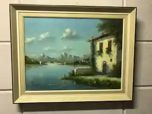 Albert Torringa - Mediterraan Schilderij verkocht voor € 40!