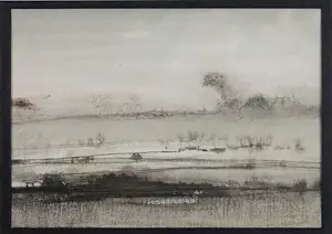Jose Calsina - Pen/ Aquarel op papier, Zonder titel - Ingelijst kopen? Bied vanaf 30!
