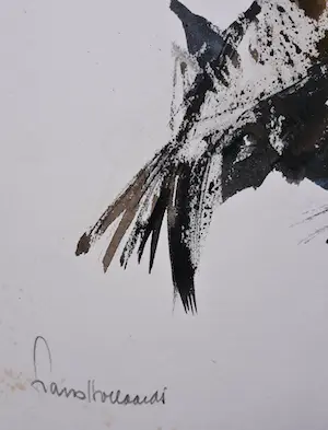 Frans Hollaardt - Parende vissen, gouache kopen? Bied vanaf 35!