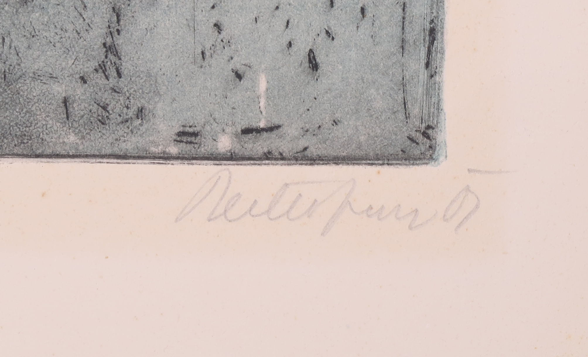 Niet of onleesbaar gesigneerd - Ets en aquatint, Abstracte compositie kopen? Bied vanaf 1!