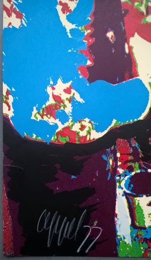 Karel Appel - het gele hoofd - gesigneerde zeefdruk kopen? Bied vanaf 1!
