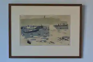 Otto B. de Kat - Havenlandschap kopen? Bied vanaf 160!