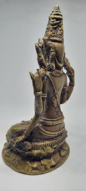 Brons (Onbekend) - Antieke Shiva in Verada Mudra houding 1890 kopen? Bied vanaf 85!