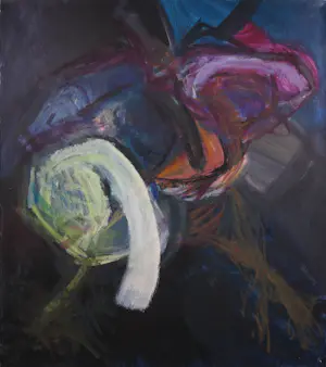 Cobi Nieuwstad - Acryl op doek, Zonder Titel kopen? Bied vanaf 60!