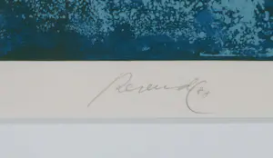 Julio Resende - Litho, Zonder titel - Ingelijst kopen? Bied vanaf 60!