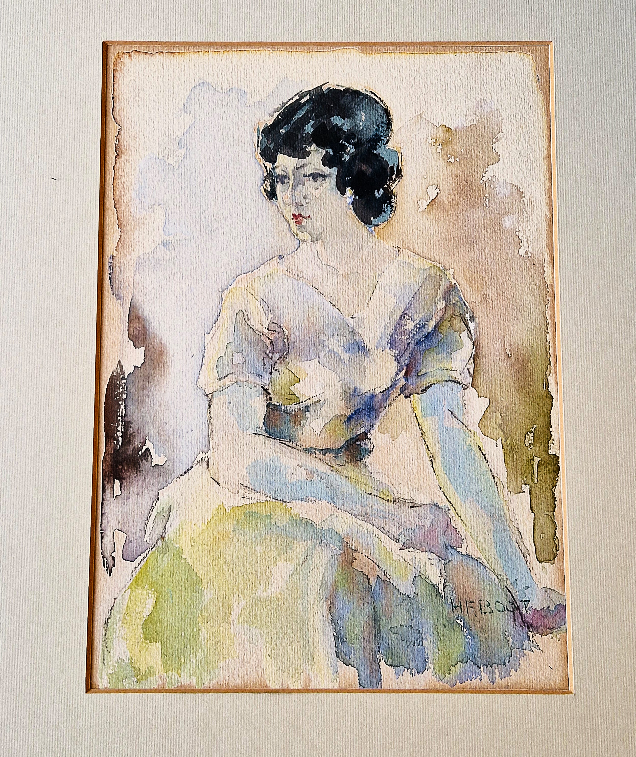 Henri Frederic Boot - een in de jaren 30 impressionistisch geschilderd portret van een vrouw - ges. kopen? Bied vanaf 54!