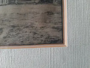 Piet Schipperus - Ets, Boerderij met paart en wagen. kopen? Bied vanaf 25!