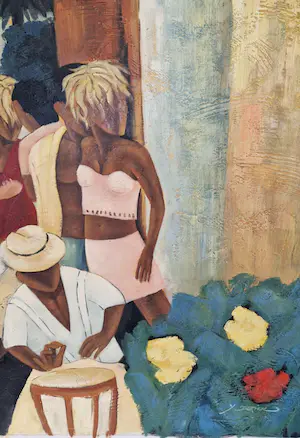 Niet of onleesbaar gesigneerd - Cuban music. kopen? Bied vanaf 1!