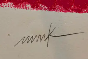 Heinz Mack - Zeefdruk: flammenhand kopen? Bied vanaf 450!