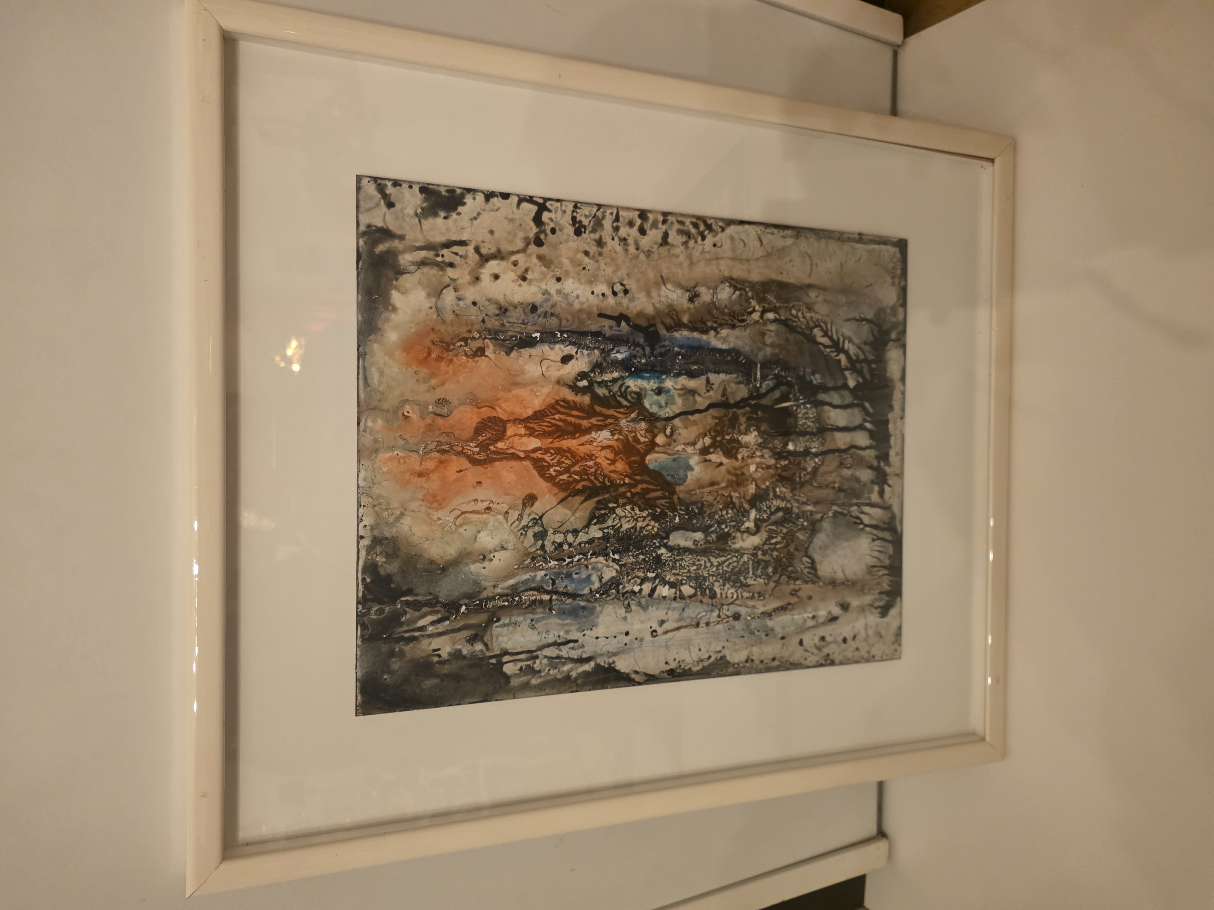 Jan Dries - Jan Dries (1925-2014) – Abstracte Materiaalstudie op Paneel (1972) kopen? Bied vanaf 250!