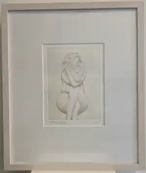 Herman Gordijn - Omhelzing verkocht voor € 50!