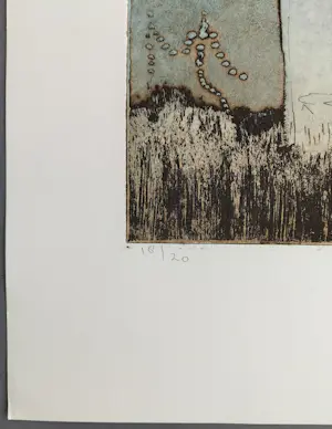 Jan Montyn - Second jour - Illusion - gesigneerde ets kopen? Bied vanaf 99!
