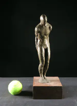 Brons (Onbekend) - Brons op houten sokkel, geen titel kopen? Bied vanaf 50!