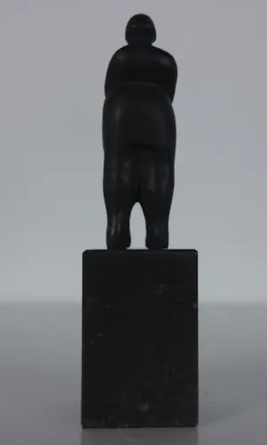 Jan Pieter Leeuwenburgh - Set van drie bronzen beeldjes, Hardloper, Worstelaars en Zwanger kopen? Bied vanaf 100!
