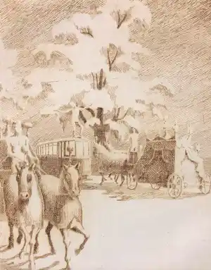 Herman Gordijn - Begrafenissen, ets verkocht voor € 150!