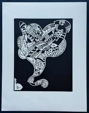 Wassily Kandinsky - 10 Origin Original- Holzschnitt 1942 Roethel 203 kopen? Bied vanaf 85!
