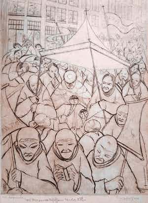 Cor de Wolff - De processie 1930 verkocht voor € 265!