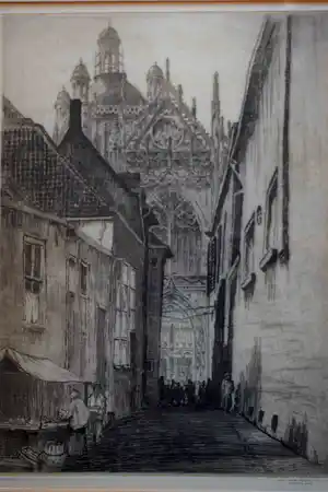 Hendrik de Laat - Ets - Boerenmouw - 's Hertogenbosch verkocht voor € 75!