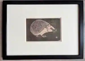 Jan Mankes - Originele Heliogravure Egel 1923 verkocht voor € 185!