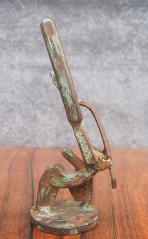 Brons (Onbekend) - Abstract vruchtbaarheids beeldje kopen? Bied vanaf 47!