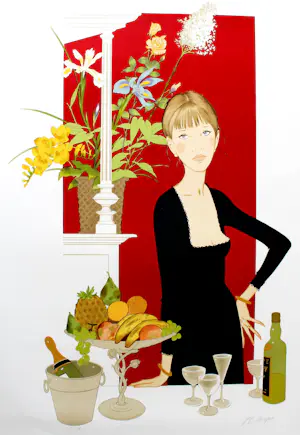 Philippe Henri Noyer - „Femme Chez Maxim“ - Auflage von 325 - signiert - (100 x 66 cm) kopen? Bied vanaf 280!