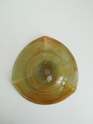 Niet of onleesbaar gesigneerd - Uniek vintage glazen object, mondgeblazen en schitterend van kleur kopen? Bied vanaf 1!