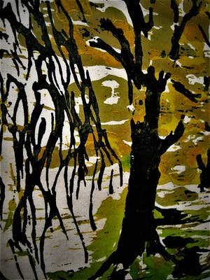 Niet of onleesbaar gesigneerd - 1964 - Expressionistische Gemengde Techniek - potlood-gesigneerd Katz? - kopen? Bied vanaf 1!