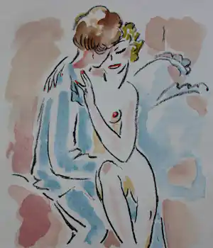 Kees van Dongen - Litho: La révolte des anges" - 1951 kopen? Bied vanaf 199!