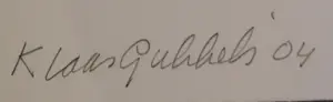 Klaas Gubbels - Litho: "Januskan" - 2004 (zeer groot!) kopen? Bied vanaf 750!