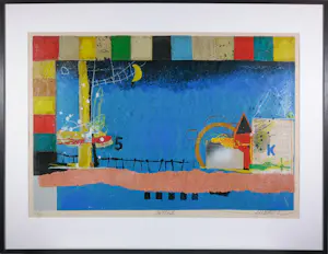 Theo Koster - Zeefdruk, Nightfall - Ingelijst (Groot) kopen? Bied vanaf 80!