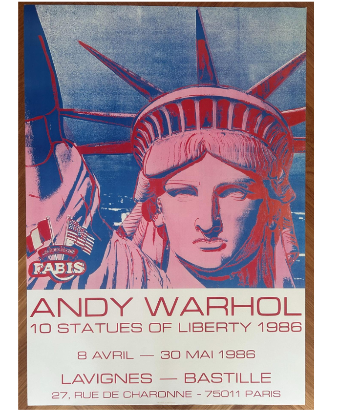 Andy Warhol - Offset-litho Affiche 10 STATUES OF LIBERTY uit 1986 kopen? Bied vanaf 55!