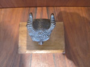 Brons (Onbekend) - Bronzen sater kop. kopen? Bied vanaf 35!
