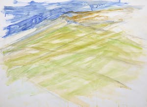Mathilda Jurrissen - Gouache, Bergakker III kopen? Bied vanaf 1!