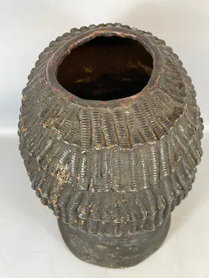 Benin - 230225 - BRONZE Large - 28 cm - African Ife kingdom head - Nigeria. kopen? Bied vanaf 265!